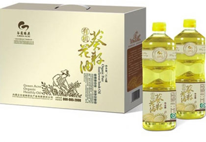 穀道糧原有機葵花籽油1L壺裝